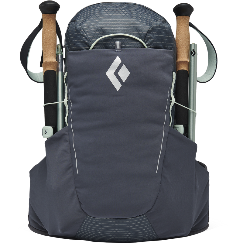Women's Pursuit Backpack 15L, Black Diamond Women's Pursuit Backpack 15L trekking pole holder