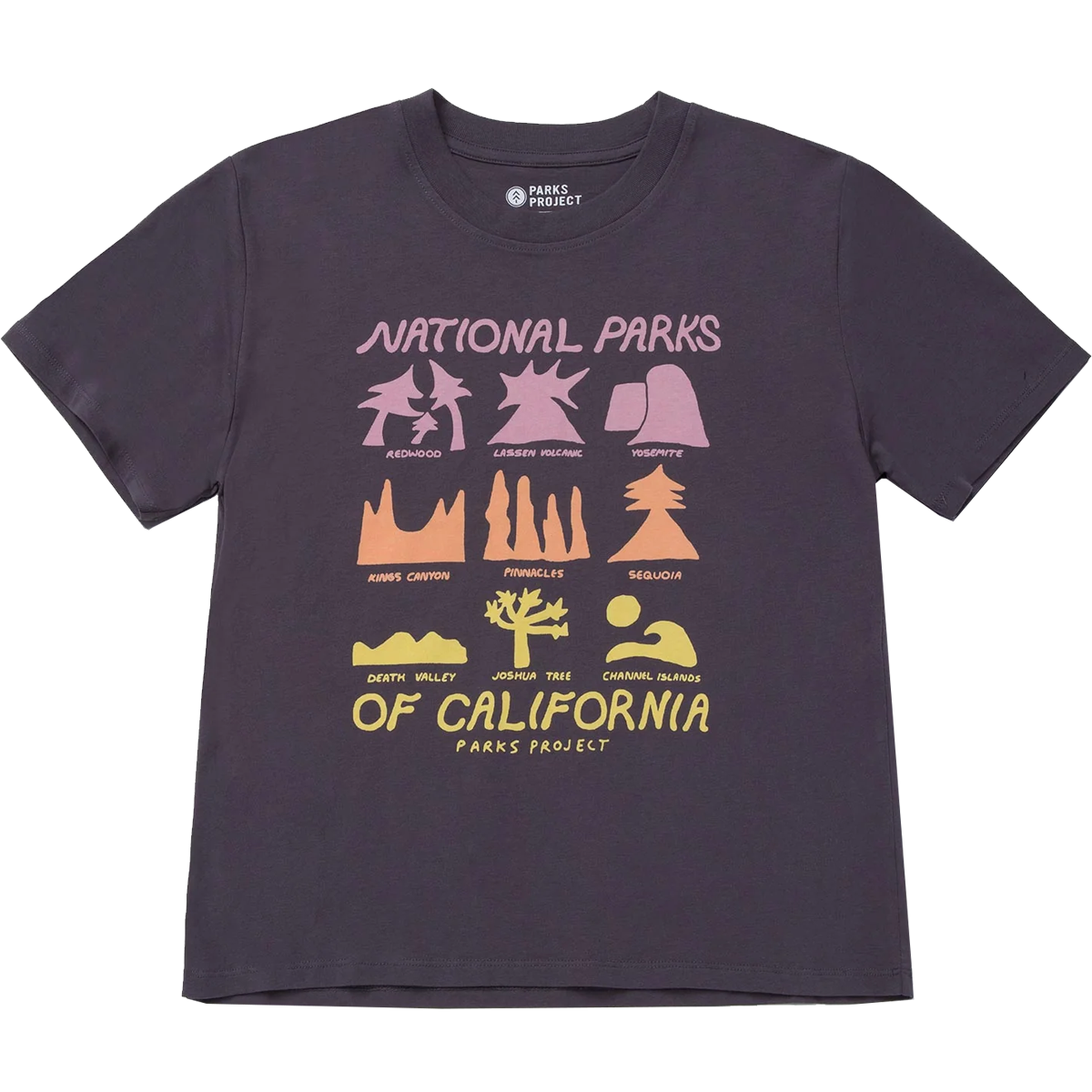 Parks Project Women's California Icons Boxy Tee in Black