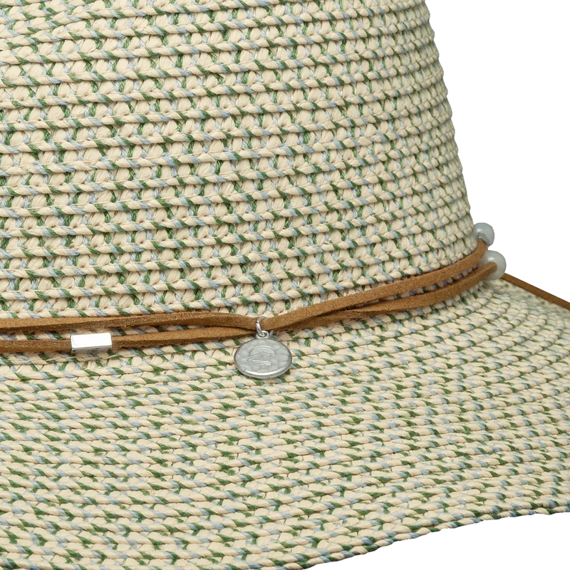 Women's Wanderlust Fedora, Sunday Afternoons Women's Wanderlust Fedora charm detail