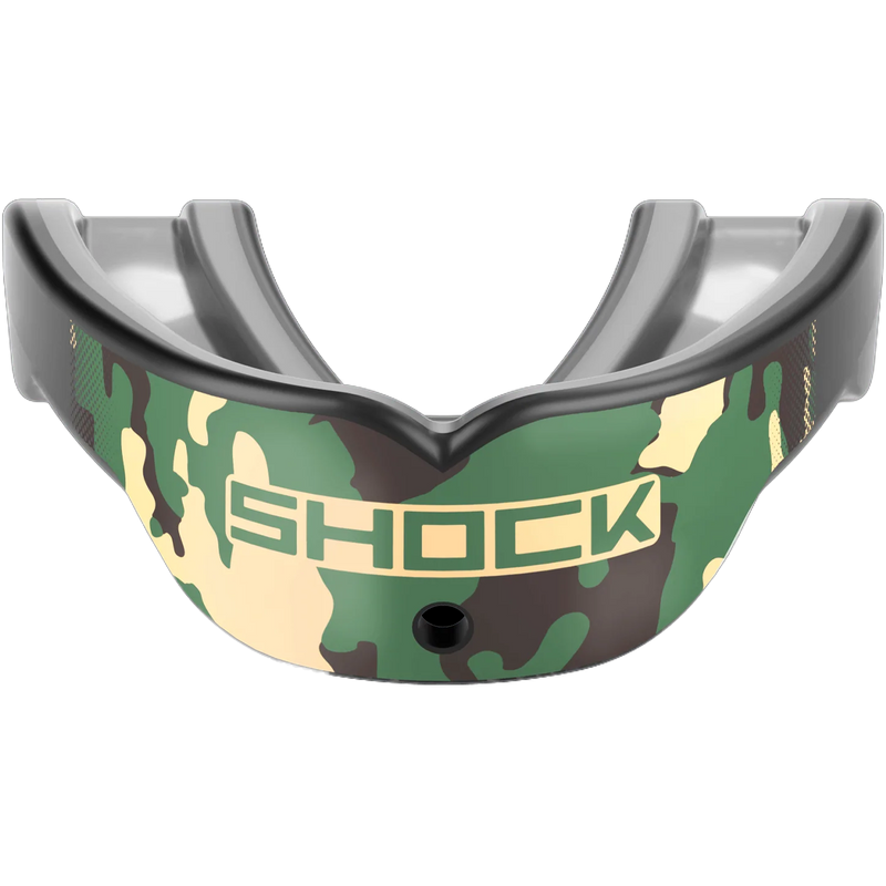 Youth Gel Max Power Print Mouthguard, Shock Doctor Youth Gel Max Power Print Mouthguard front