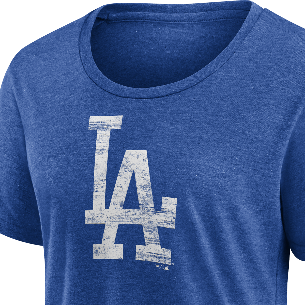 Women's Dodgers Triblend Logo Short Sleeve alternate view