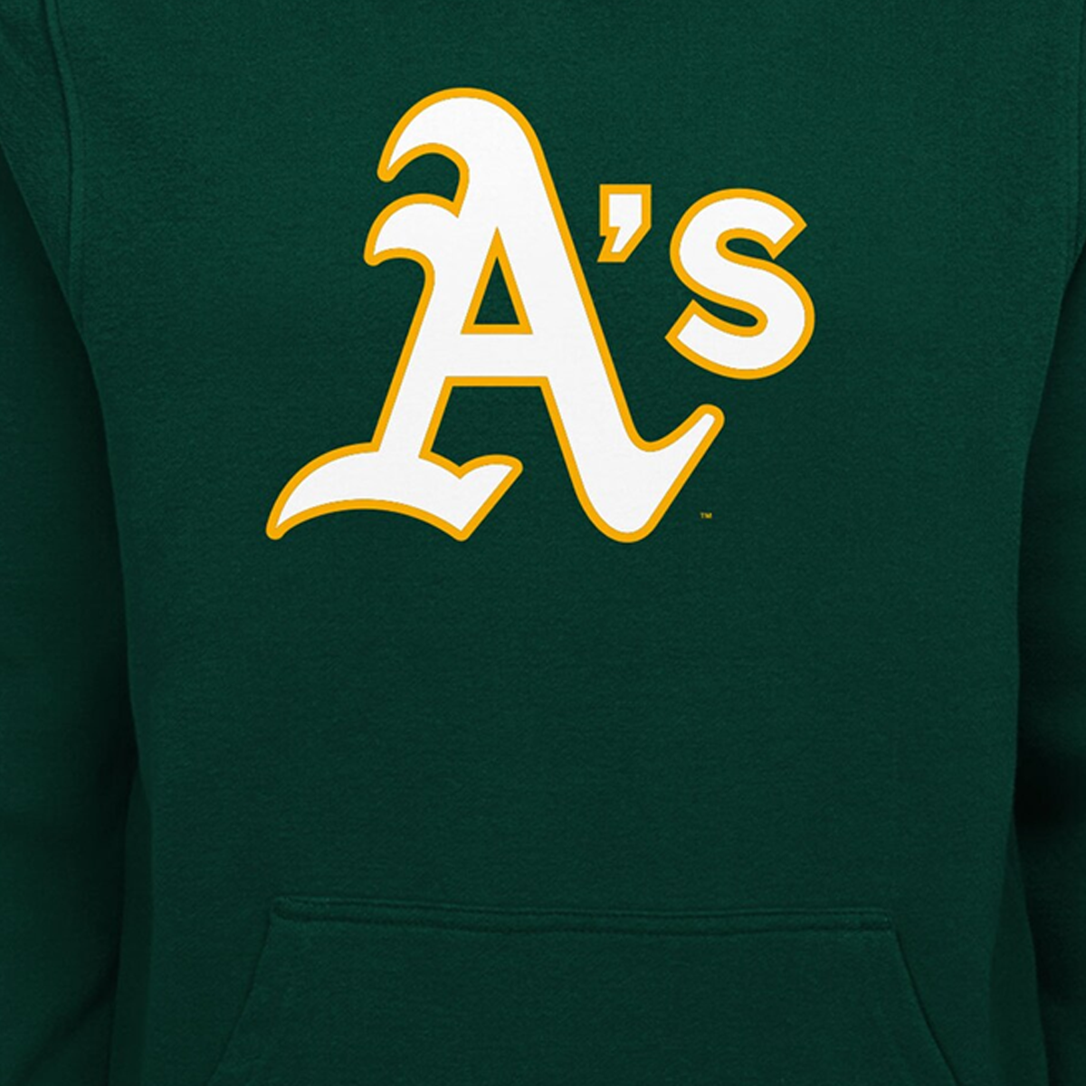 Youth A's Logo Hoodie alternate view