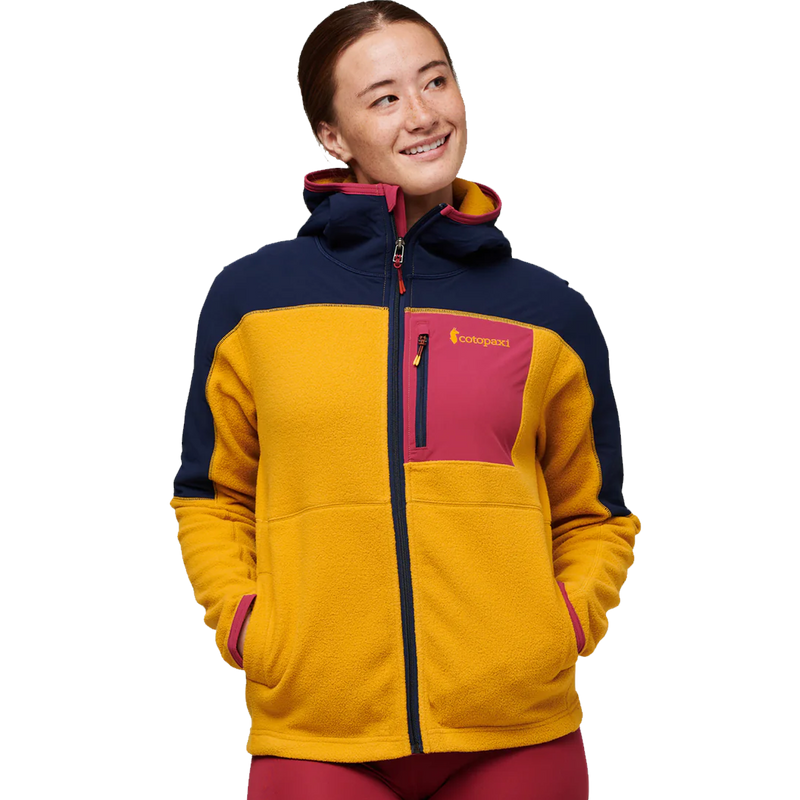 Women's Abrazo Hooded Full Zip Fleece Jacket, Featured Image