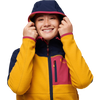 Cotopaxi Women's Abrazo Hooded Full Zip Fleece Jacket hood up