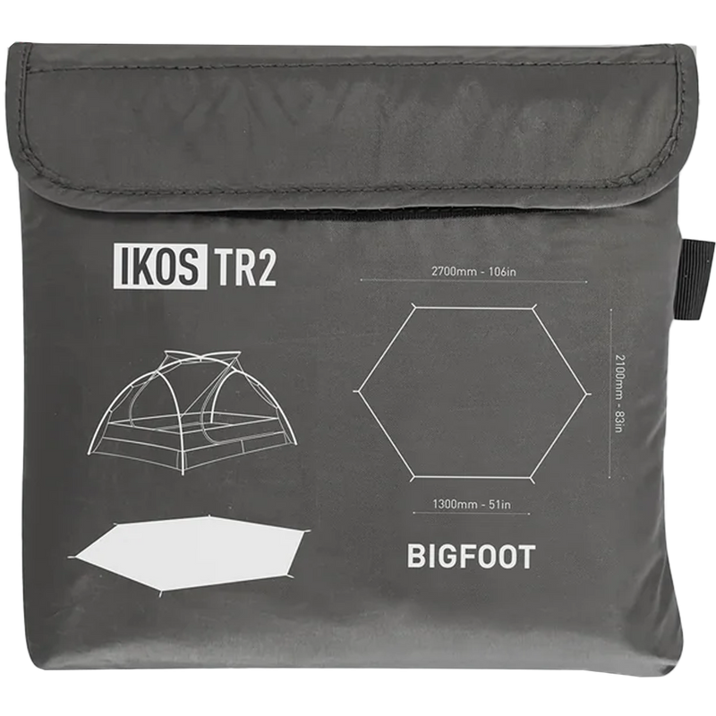 Ikos TR2 Footprint, Sea to Summit Ikos TR2 packed