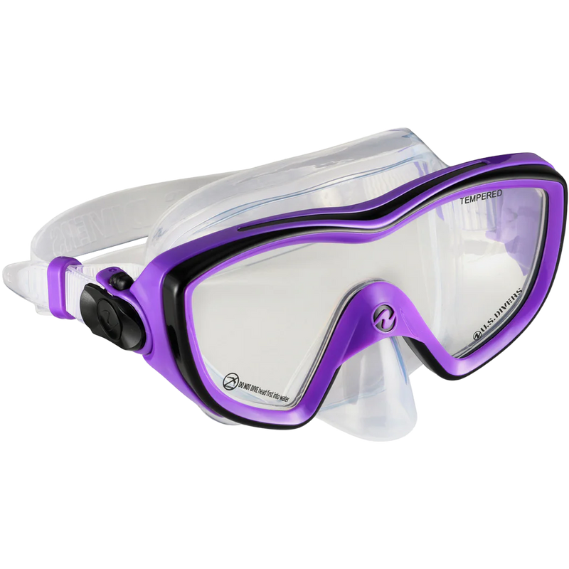 Women's Diva II LX Combo Purple/Black, US Divers Women's Diva II Combo mask
