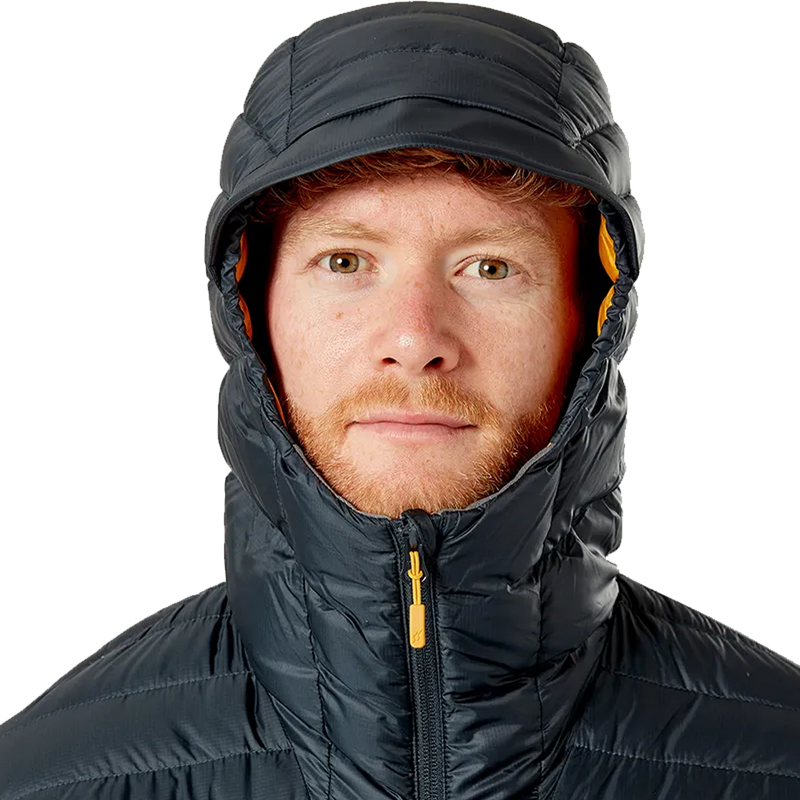 Men's Microlight Alpine Jacket, Rab Microlight Alpine Jacket hood