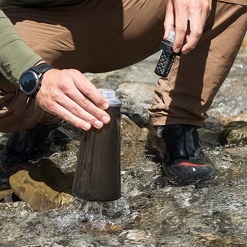 BeFree Microfilter 1L Black Edition, Katadyn BeFree Microfilter 1L Black Edition in use