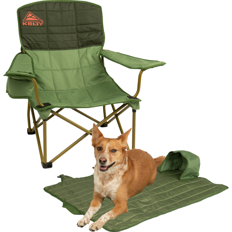 Lowdown Chair, Kelty Lowdown Chair carry case w dog