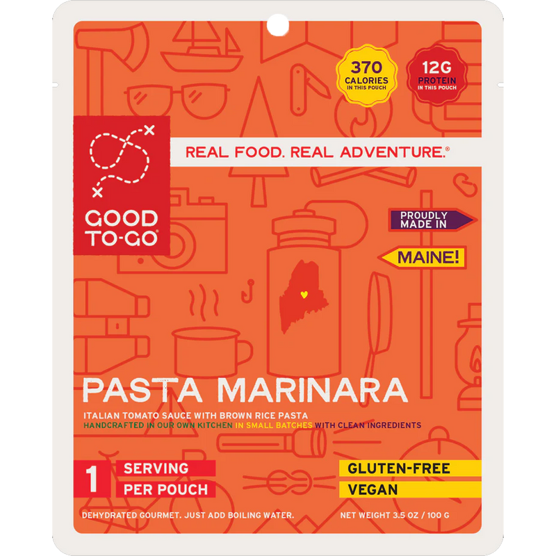 Vegan 5-Day Emergency Food Kit, Good To-Go Pasta Marinara (1 Serving) 
