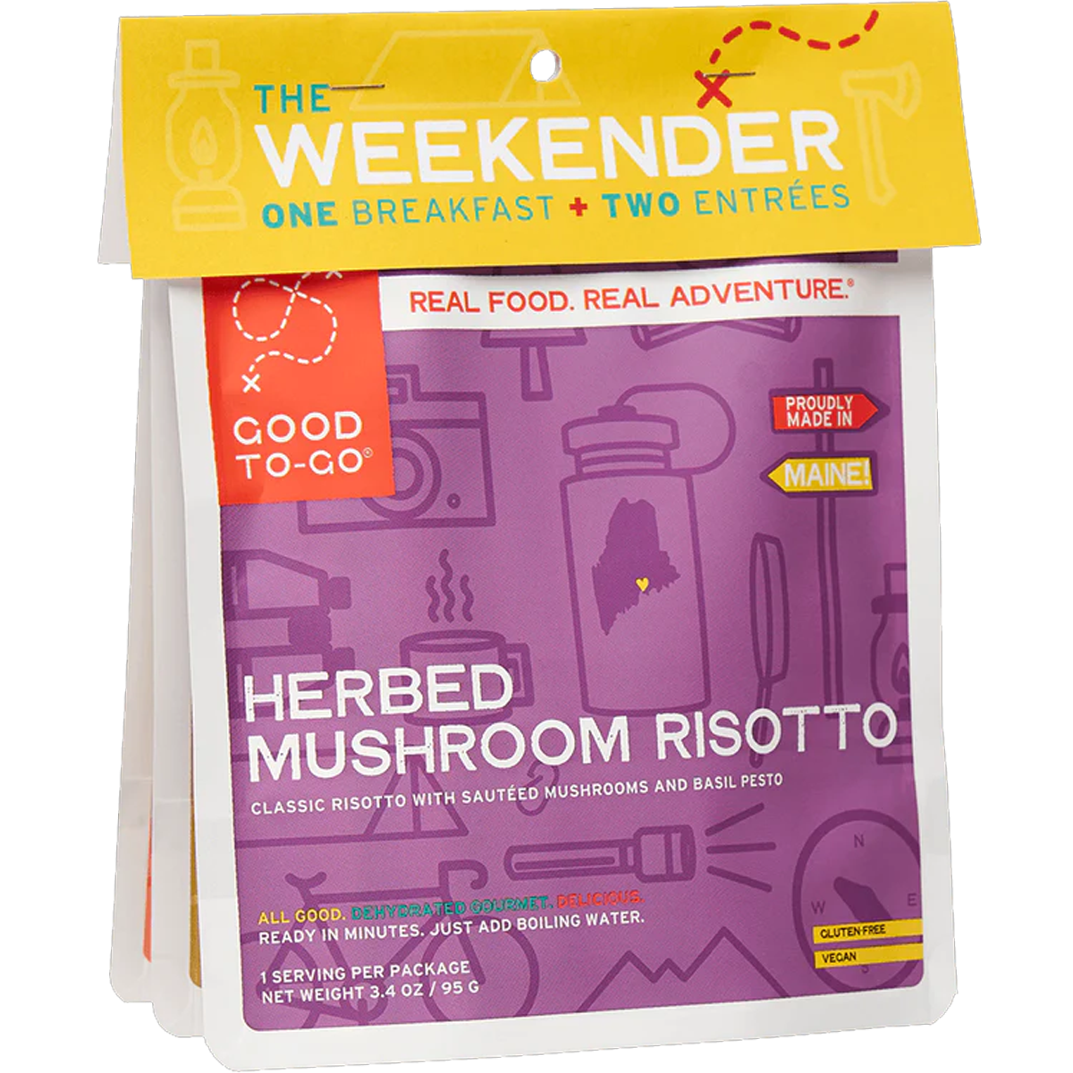 Weekender Vegan Variety Pack - Risotto/Oatmeal/Marinara alternate view