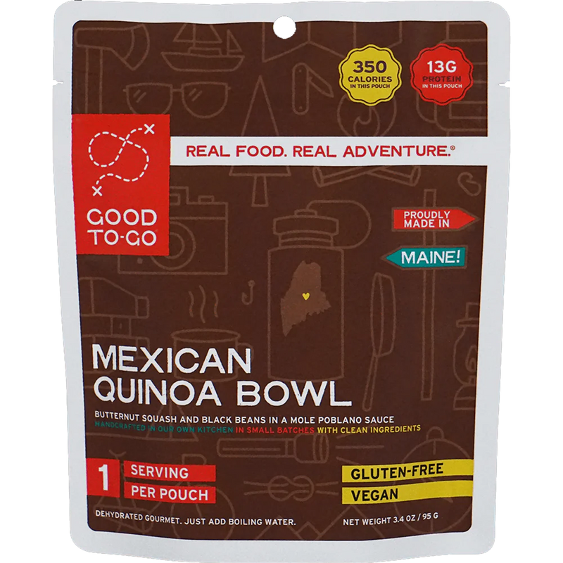 Vegan 5-Day Emergency Food Kit, Good To-Go Mexican Quinoa Bowl