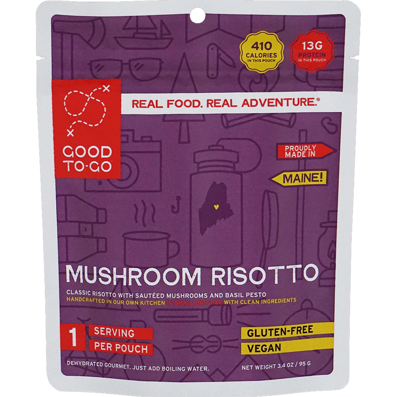 Vegan 5-Day Emergency Food Kit, Good To-Go Herbed Mushroom Risotto