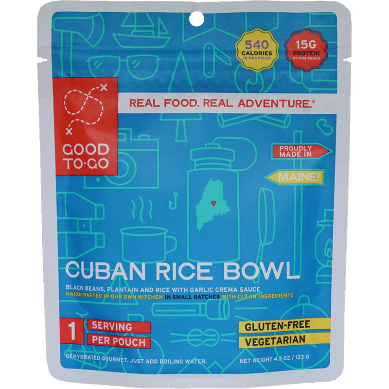 Essential 5-Day Emergency Food Kit, Good To-Go Cuban Rice Bowl