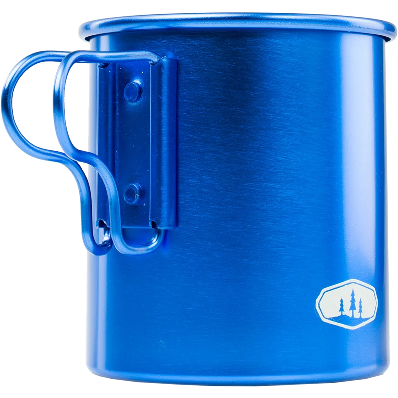 Bugaboo 14 oz Cup, GSI Outdoors Bugaboo Cup handles folded out