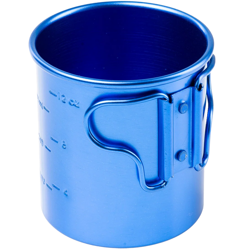 Bugaboo 14 oz Cup, GSI Outdoors Bugaboo Cup handles folded in