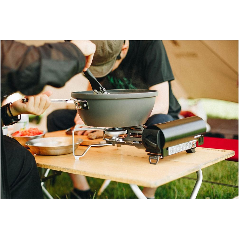 Home & Camp Burner, Snow Peak Home & Camp Burner - Silver lifestyle shot