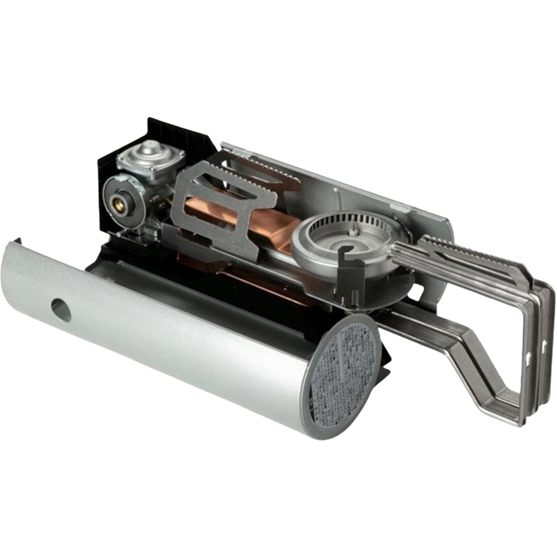 Home & Camp Burner, Snow Peak Home & Camp Burner - Silver partial open