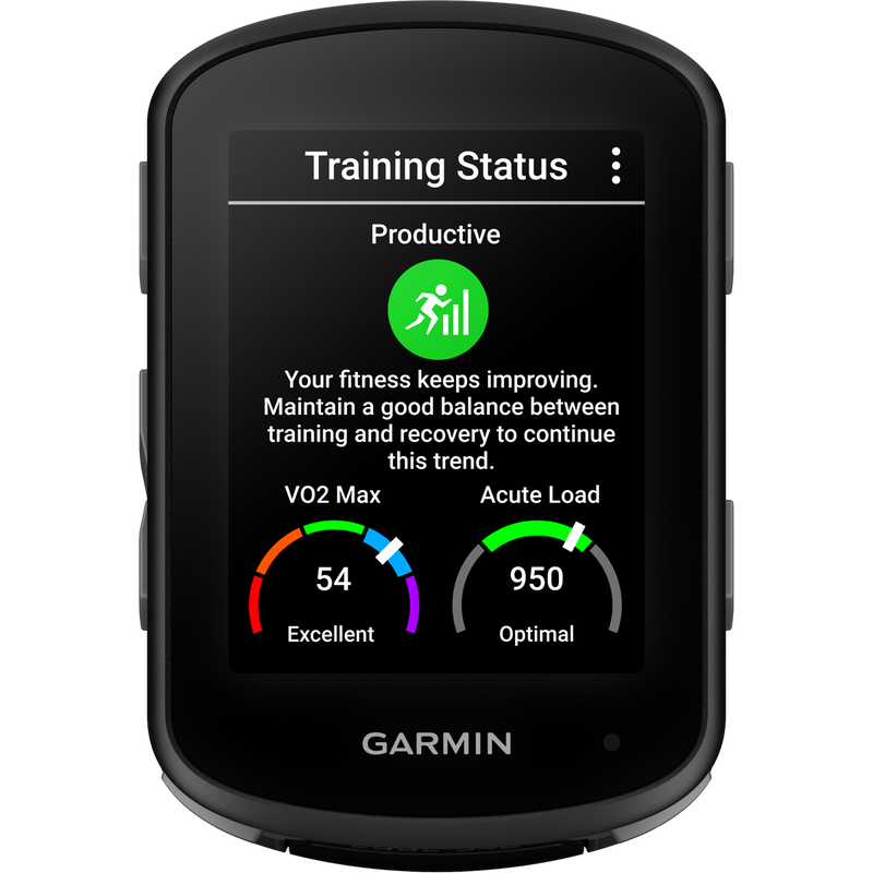 Edge 540, Garmin Edge 540 training