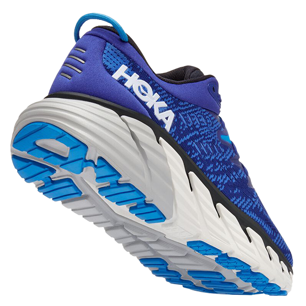 Men's Gaviota 4 Wide, Hoka Men's Gaviota 4 Wide BBGP-Bluing/Blue Graphite Alt View Heel