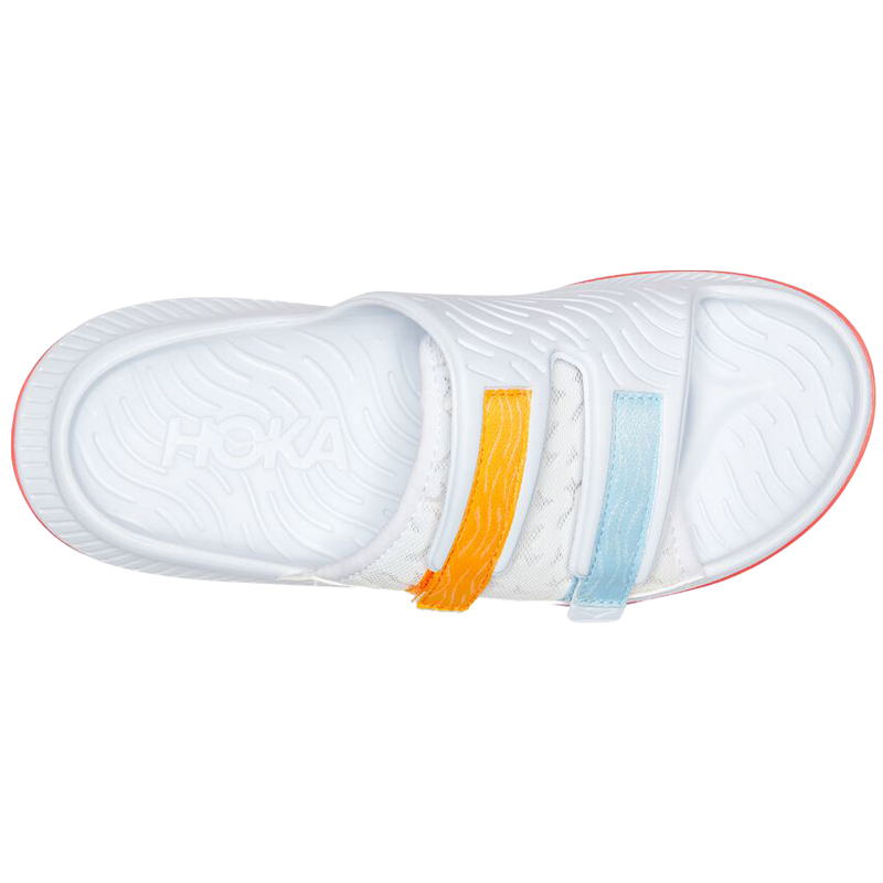 Ora Luxe, Hoka Women's Ora Luxe WCLL-White/Camellia Alt View Aerial