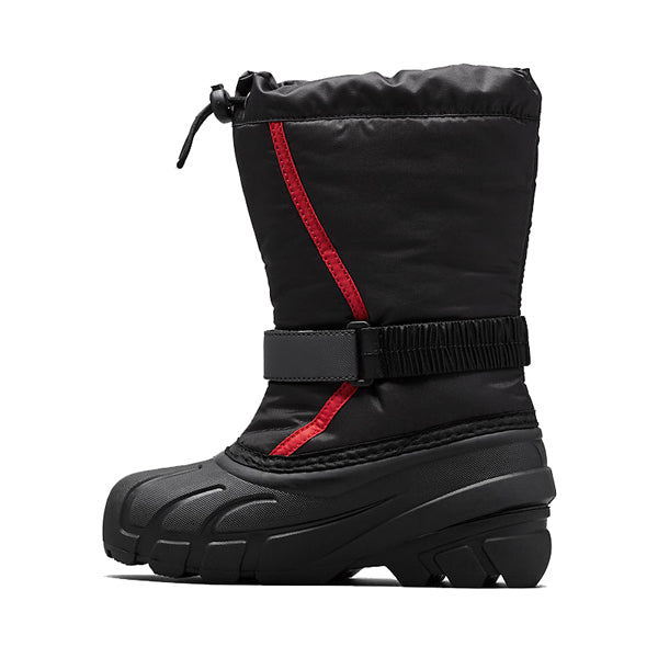 Sorel Youth Flurry (1-7) 015-Black/Bright Red
