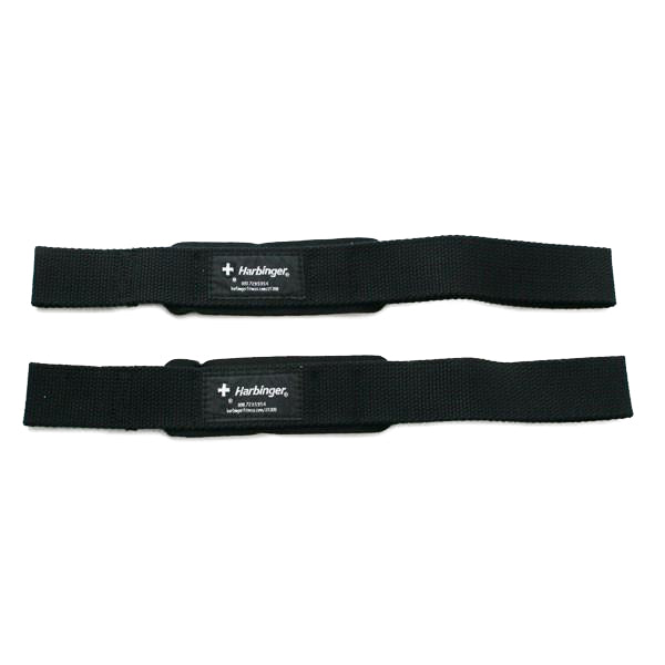 Padded Cotton Lift Straps - 21.5", Harbinger Padded Cotton Lift Straps - 21.5"