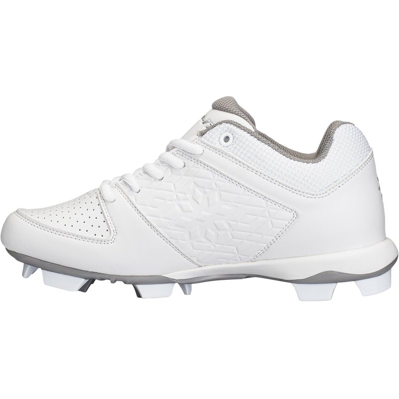 Women's Diamond Softball Cleat TPU, RIP-IT Women's Diamond Softball Cleat TPU White/White