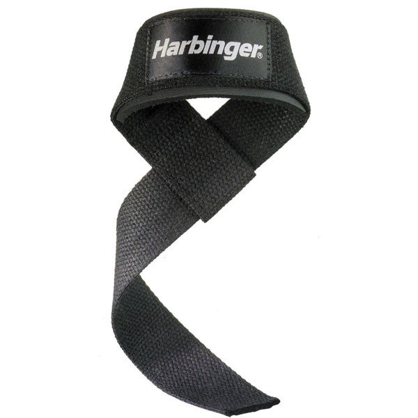 Padded Cotton Lift Straps - 21.5", Harbinger Padded Cotton Lift Straps - 21.5"