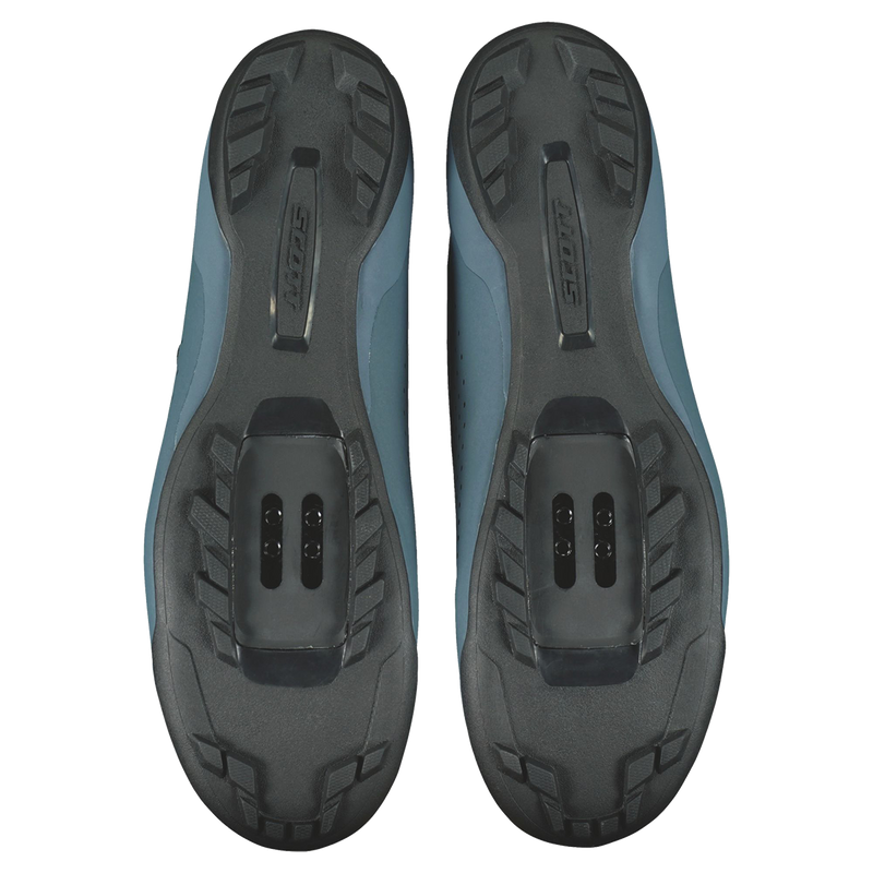 Men's SCO Shoe Gravel Pro, Scott Bikes Men's SCO Shoe Gravel Pro Matt Blue/Dark Grey Alt View Sole
