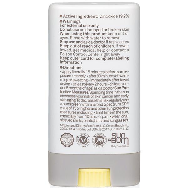 Baby Bum Mineral Sunscreen Face Stick SPF 50 - 0.45 oz alternate view