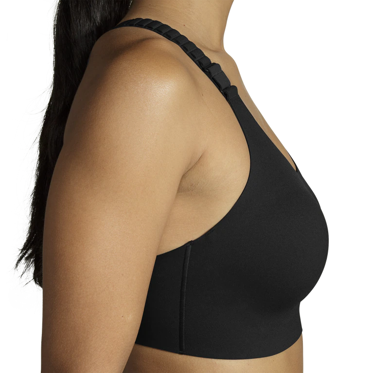 Women's Dare Racerback 2.0, Brooks Women's Dare Racerback 2.0 001-Black Alt View Side