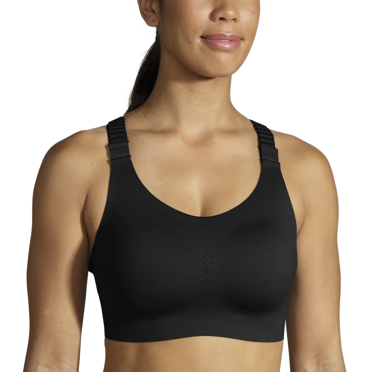 Women's Dare Racerback 2.0, Brooks Women's Dare Racerback 2.0 001-Black Alt View Model Front