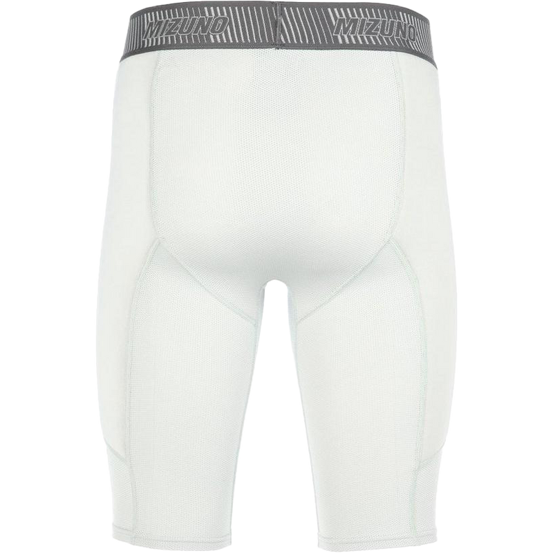 Youth Aero Vent Padded Sliding Short, Mizuno Youth Aero Vent Padded Sliding Short 0000-White back