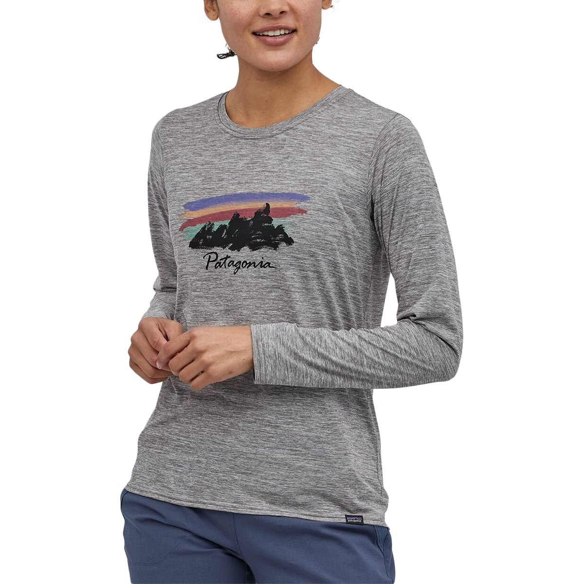 Women's Long Sleeve Capilene Cool Daily Graphic Shirt alternate view