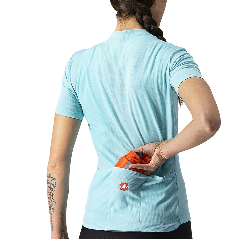 Women's Squadra Stretch Jacket, Castelli Women's Squadra Stretch Jacket Fiery Red/Dark Gray