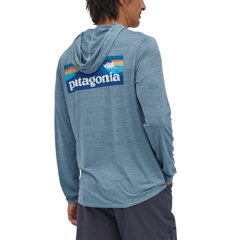 Men's Capilene Cool Daily Graphic Hoody, Patagonia Men's Capilene Cool Daily Graphic Hoody back.