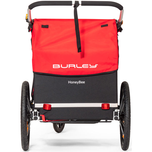 Honey Bee Red w/stroller wheel, Burley Honey Bee Red w/stroller wheel