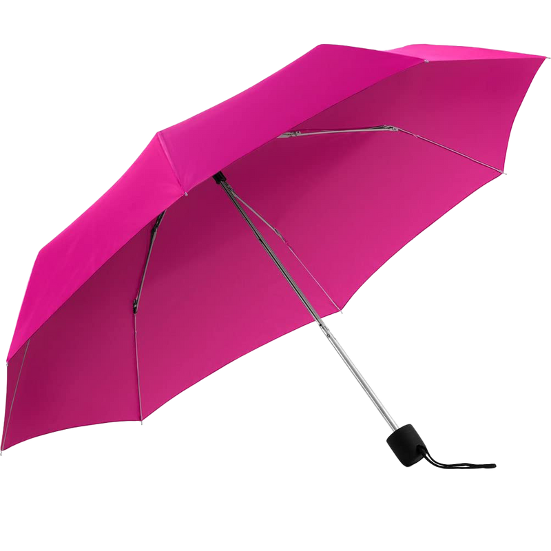 43" Rain Essentials WindJammer Auto Open And Close Compact Umbrella, ShedRain 43" RE WindJammer Auto Open And Close Compact Umbrella Hot Pink open