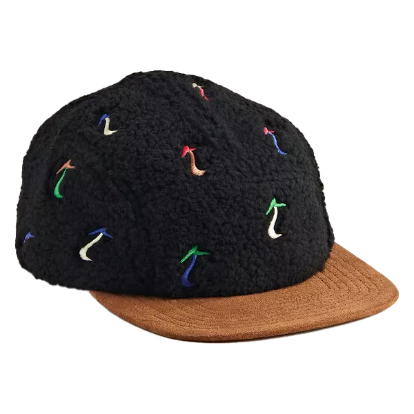Dancing Shrooms 5-Panel Fleece Hat, Featured Image