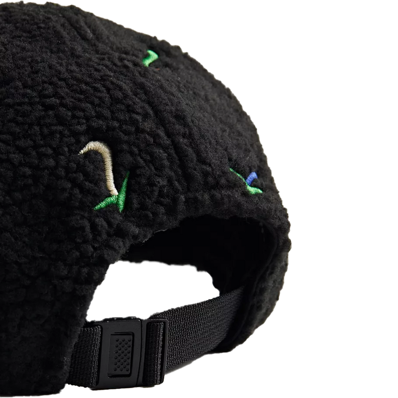 Night Shrooms 5-panel Sherpa Hat, Parks Project Night Shrooms 5-panel Sherpa Hat Black back