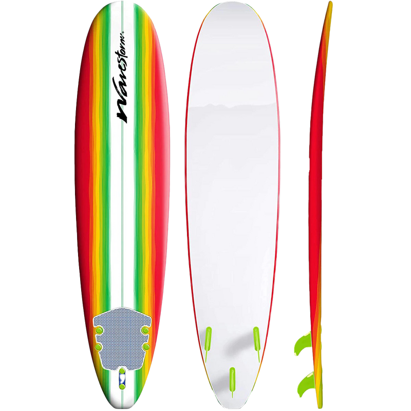 Wavestorm 8ft Classic Surfboard w/ leash, Featured Image