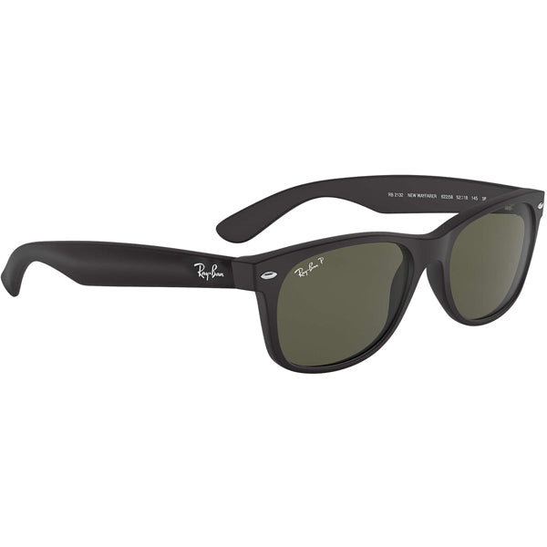 New Wayfarer - Rubber Black/Polarized Green alternate view