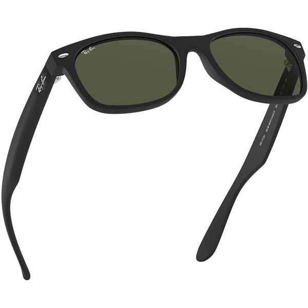 New Wayfarer - Matte Black/Green alternate view