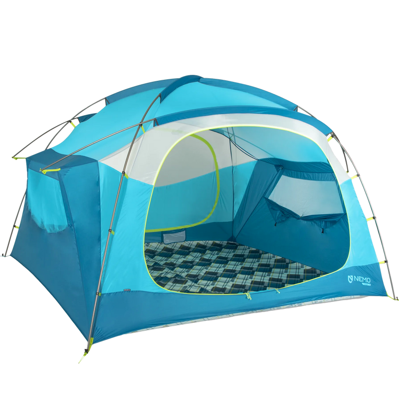 Aurora Highrise 6 Person, Nemo Aurora Highrise 6P dorr open.