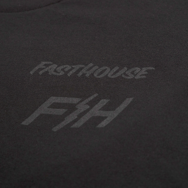 Men's Blend Long Sleeve Tech Tee, Fasthouse Men's Blend Long Sleeve Tech Tee Black Alt View Logo