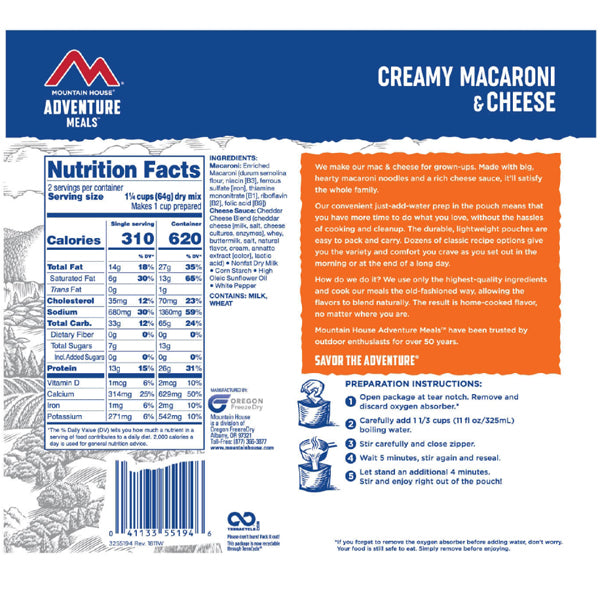 Creamy Macaroni & Cheese (2 Servings) alternate view