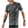 Rabbit Men's EZ Tee Perf Ice Short Sleeve 010-Charcoal Alt View Angle