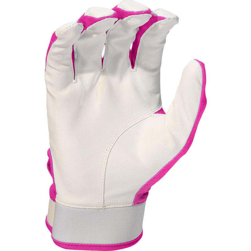 Youth Fundamental Fastpitch Batting Glove, Easton Sports Youth Fundamental Fastpitch Batting Glove White/Pink