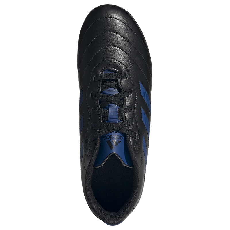 Youth Goletto VIII FG, Adidas Youth Goletto VIII FG Black/Blue Alt View Aerial